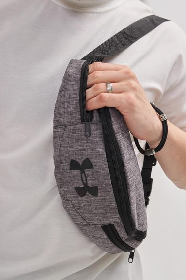 Бананка Under Armour сірий меланж, чорне лого (1511192355) | Зображення 1