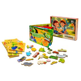 Развивающий Альбом "Головоломка на липучках" Puz-22925