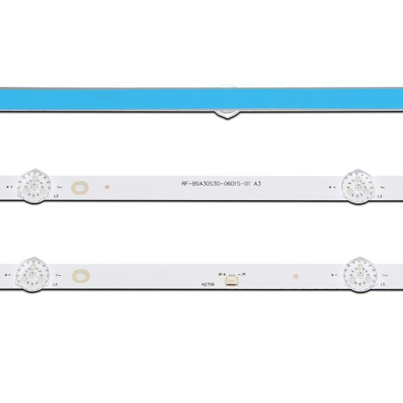 LED підсвітка TV 43" Alpha: 43D5TFS  Bravis: LED-43D5000 Smart T2 Hyundai: H-LED43ET3000 Maxwell: MAX-E43CH-S  3шт. | Зображення 1