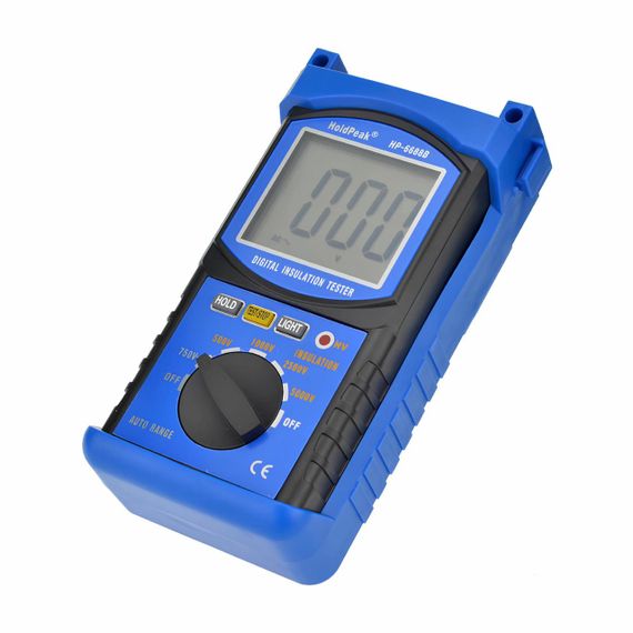 Мультиметр HoldPeak HP-6688B мегаомметр цифровой высоковольтный (2000 отсчетов 200 ГОм 500В 1000В 2500В 5000В) | Зображення 3