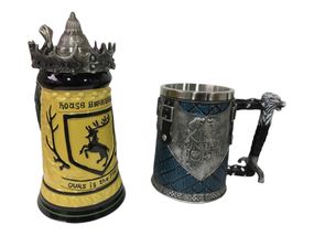 Подарунковий набір Кухоль Game Of Thrones House Герб Баратеонів Гра Престолів і King In The North