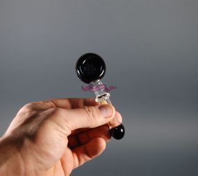 Стеклянная трубка Grid Черный