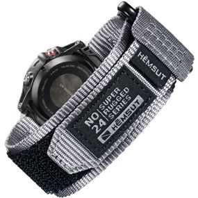 Ремешок для часов Hemsut HS121 Super Strong Nylon Garmin Grey 22mm