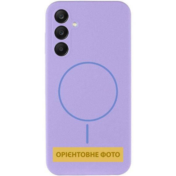 Чохол Silicone Cover Lakshmi Full Camera (AA) with MagFit для Samsung Galaxy S25 Edge Бузковий / Dasheen
