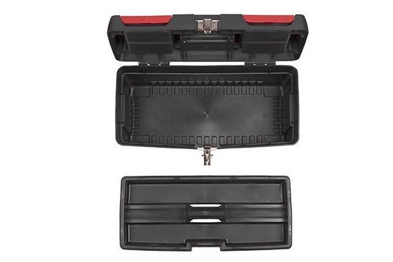 Ящик для інструментів з металевими замками 16" 396*216*164 мм INTERTOOL BX-1016 | Зображення 4