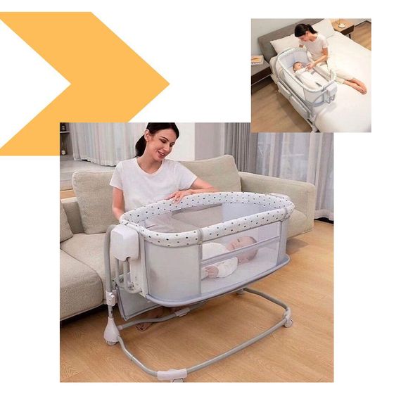 Ліжечко-люлька з маятниковим механізмом LIEL Union (47741-9075_3531) | Зображення 1