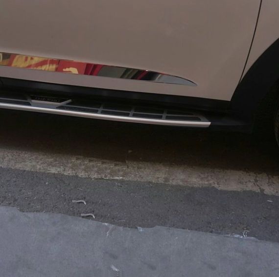 Боковые пороги Оригинальный дизайн V1 (2шт) для Hyundai Tucson TL 2016-2021 гг | Зображення 8