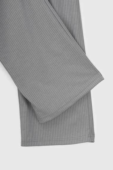 Штани палаццо однотонні жіночі 646-1 50 Сірий (2000990574800D) shop (2000990574800) | Зображення 7