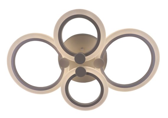 Люстра світлодіодна стельова LED світильник для квартири на стелю лед з пультом 25607 Білий 10х39х61 см. | Зображення 1