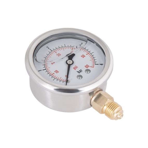 Манометр із гліцерином Thermo Alliance Forte 4 бари, 1/4"Н, нижнє під'єднання TAF170G4B | Зображення 4