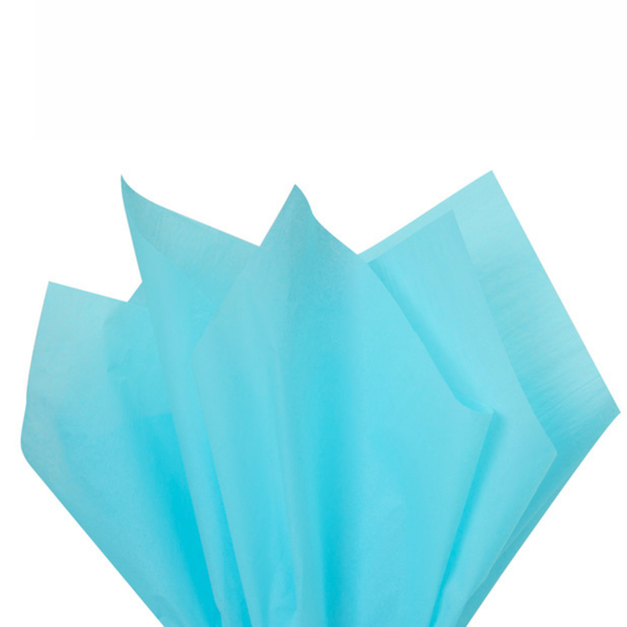 Бумага тишью «Голубой / Light blue (08)» 50x70 см, 30 листов | Зображення 1