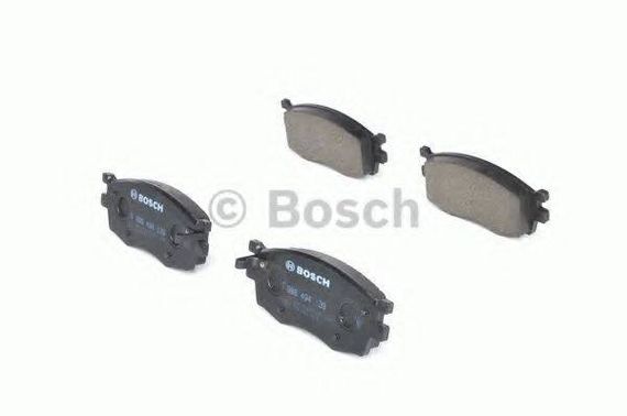 Колодка гальм. диск. HYUNDAI ACCENT, KIA RIO II передн. (вир-во Bosch) BOSCH 0986494139 на KIA RIO II седан (JB)