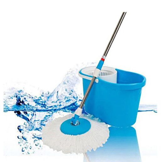 Універсальна швабра з віджимом-центрифугою та відром Easy Mop Кругла Швабра. AQ-520 Колір: синій | Зображення 5