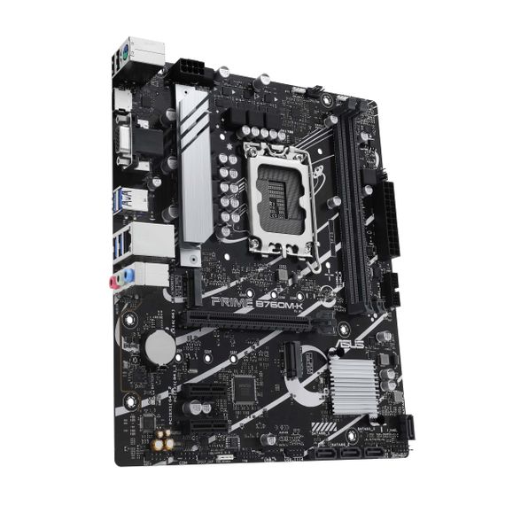 Материнcкая плата ASUS PRIME B760M-K s1700 B760 2xDDR5 M.2 HDMI D-Sub mATX 90MB1FI0-M1EAY0 | Зображення 2