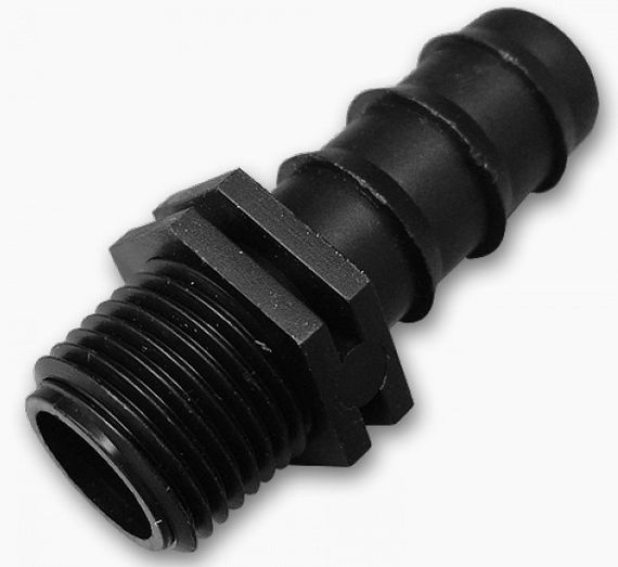 Адаптер Bradas для трубки 20 мм із зовнішньою різьбою 3/4" 25 шт