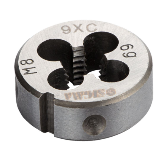 Плашка M8*1,25 мм SIGMA | Зображення 1