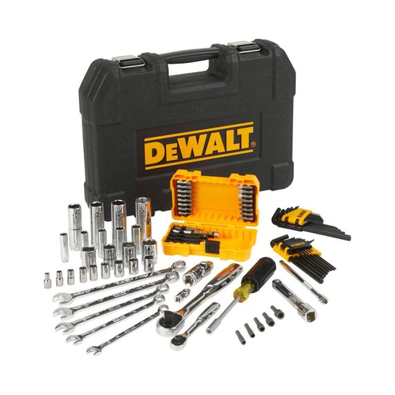 Набор головок и бит 1/4, 3/8, 89 предметов DeWALT DWMT73800-1 | Зображення 1
