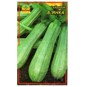 Насіння кабачка Бьянка 2 г (Насіння Країни)