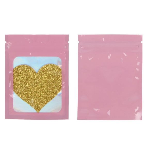 Пестиси на соски з гліттером Star Night золотисті серця sexstyle | Зображення 2