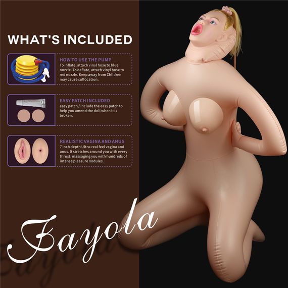 Надувная секс кукла - Cowgirl Style Love Doll sexstyle | Зображення 9