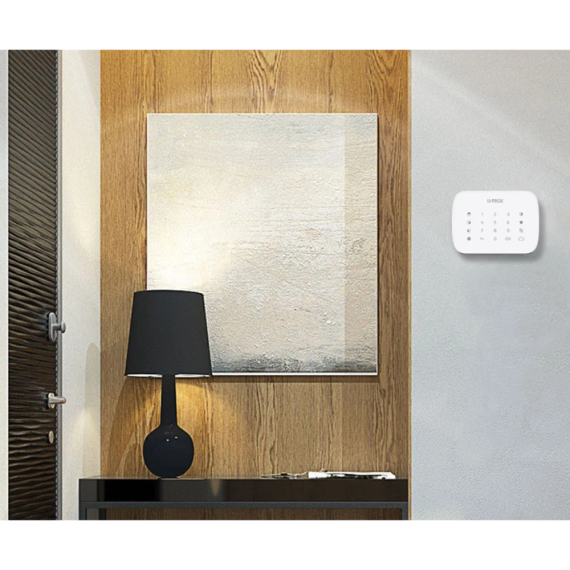 U-Prox Keypad G4 White Бездротова сенсорна клавіатура для чотирьох груп - Управління охороною | Зображення 4