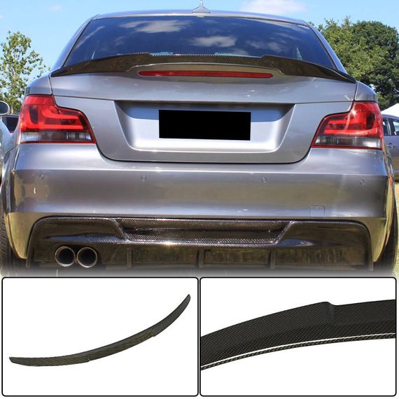 Спойлер M4-Style (для E82, Карбон) для BMW 1 серія E81/82/87/88 2004-2011 рр | Зображення 1