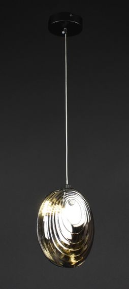 Люстра підвісна на 1 лампочку 27902 Чорний 30-150х15х8 см. | Зображення 1