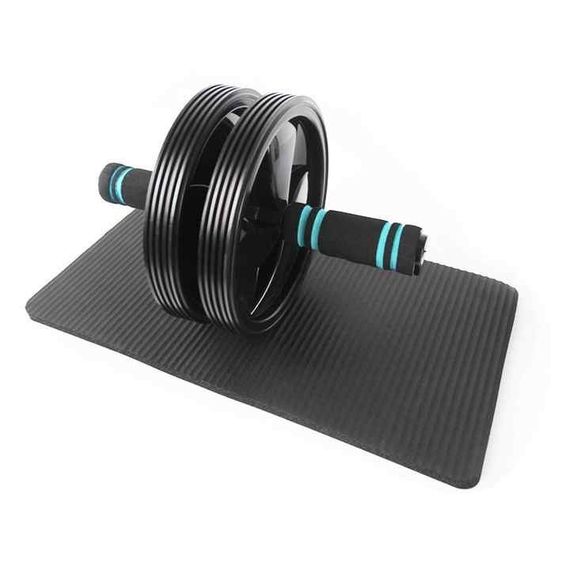 Колесо для пресса U-Powex Ab wheel with mat (d18.5cm.) Black | Зображення 9