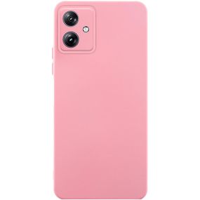 Чохол TPU GETMAN Liquid Silk Full Camera для Motorola Moto G54 Рожевий / Pink