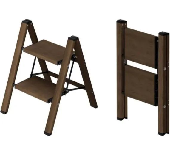 Драбина алюмінієва ladder AND L0202, легка, широкі сходи | Зображення 1