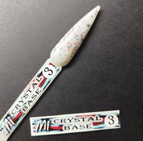 Наклейка на типсу (палитру) для базы Mi Crystal Base №3 (9 x 55 мм)