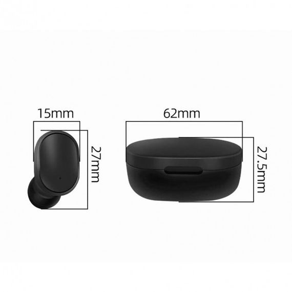 Навушники TWS MiPods A6S BR-896 True Black | Зображення 2