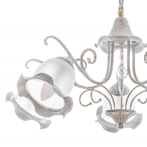 Люстра подвесная флористика E14 40W WH (BKL-491S/5) | Зображення 6