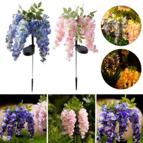 Вулична декоративна сонячна лампа з датчиком руху, водонепроникна, 2шт  70 см