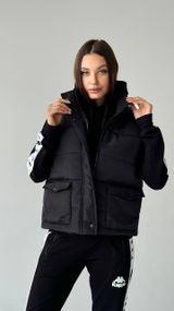 Жіноча жилетка чорна