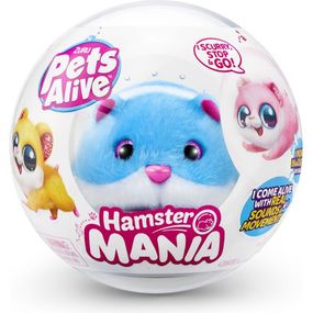 Интерактивная игрушка Pets & Robo Alive S1 - Забавный хомячок (голубой) (9543-1)
