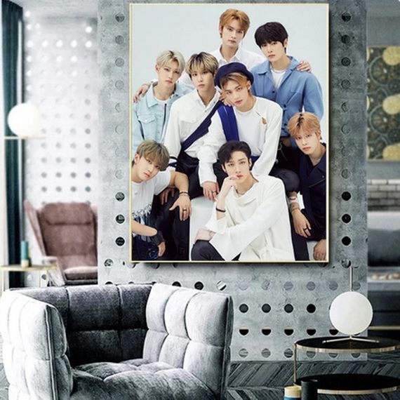 Картина на холсте Стрей Кидс Stray Kids 65x45 см (H6545_SK_3)
