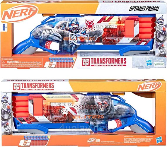 Бластер Nerf Transformers Optimus Primal Dart Blaster. Трансформери Нерф Оптімус Праймал | Зображення 8