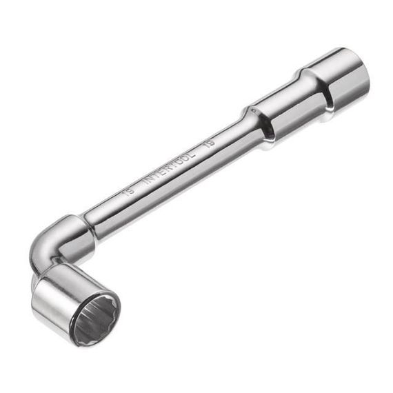 Ключ торцевий з отвором L-подібний 19 мм INTERTOOL HT-1619 | Зображення 1