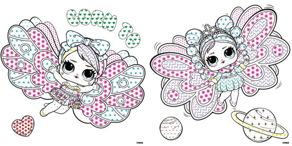 Водна розмальовка L.O.L. Surprize! Fairies Ideyka WBL005 Різнокольоровий shop (4823104388029) | Зображення 1