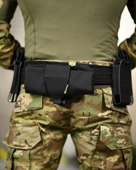 Тактичний пояс з підсумками battle belt розвантажувальний ремінь для військових спорядження з системою MOLLE | Зображення 4
