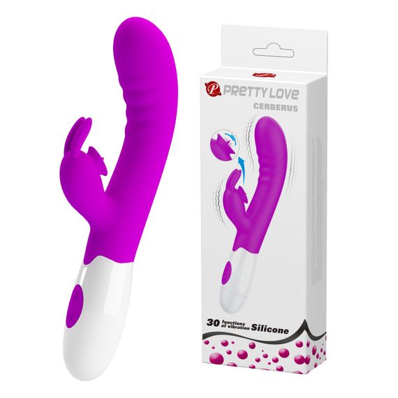 Вибратор - Pretty Love Cerberus Licking Vibrator Purple sexstyle