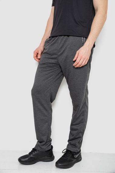 Спорт штани чоловічі, колір темно-сірий, 244R403 | Зображення 2