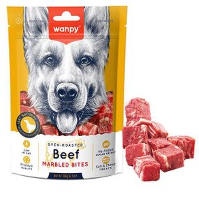 Wanpy Beef Marbled Bites ванпи мраморная говядина кусочки лакомство для собак