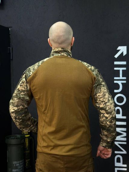 Тактичний Військовий Убакс Койот/Піксель 4.5.0 Покращений Under Body Armor Combat Shirt | Зображення 3
