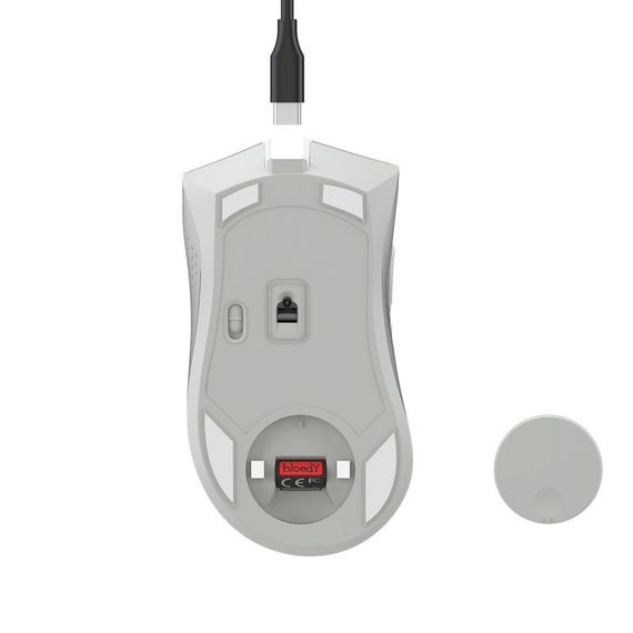 Миша ігрова бездротова A4-Tech Bloody R90 Plus, біла | Зображення 6