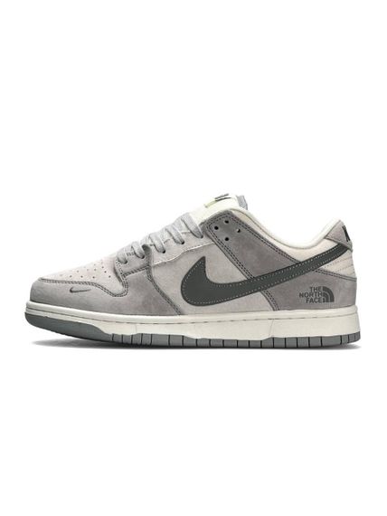 Чоловічі кросівки SB  Dunk  Low x The North Face Grey White  , В'єтнам 44 28