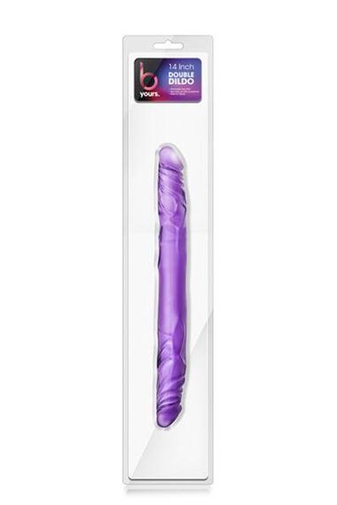 Двойной фаллоимитатор B YOURS 18INCH DOUBLE DILDO PURPLE sexstyle | Зображення 2