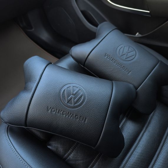 Авто подушка під шию Volkswagen, Подушка для сидіння для автомобільного крісла дорожня шиї QS-73 | Зображення 7