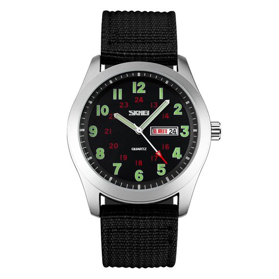 Чоловічий годинник Skmei 9112BK Silver-Black
